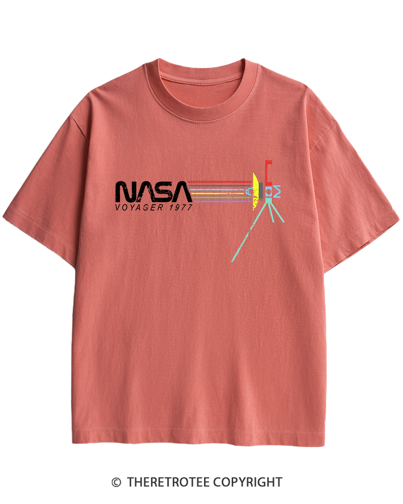 TheRetroTee Voyager '77 Heavy Cotton T-Shirt