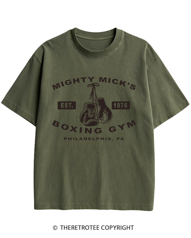 TheRetroTee Boxing Gym 1970s Heavy Cotton T-Shirt