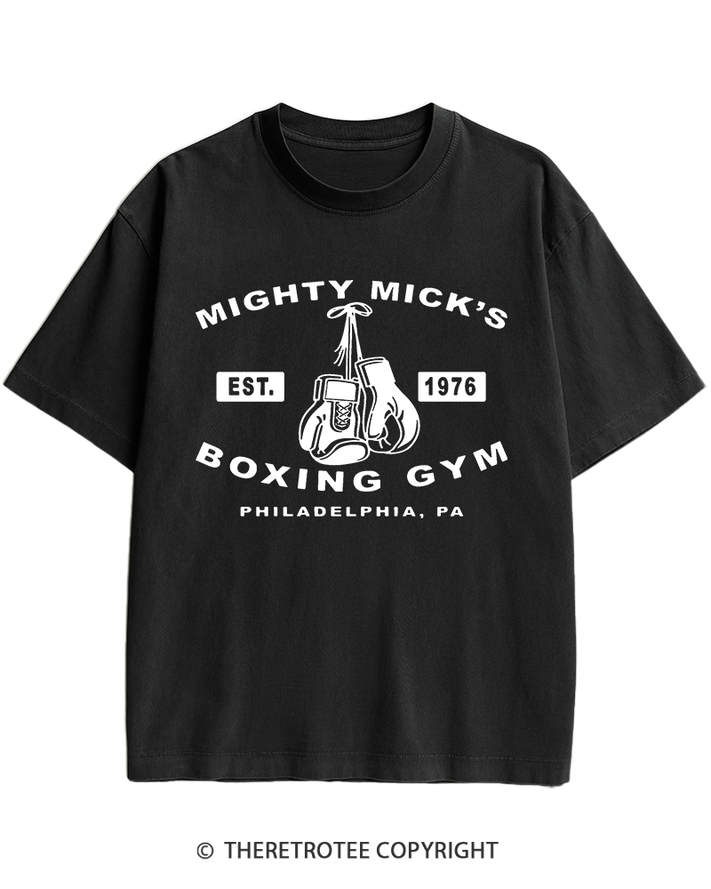 TheRetroTee Boxing Gym 1970s Heavy Cotton T-Shirt