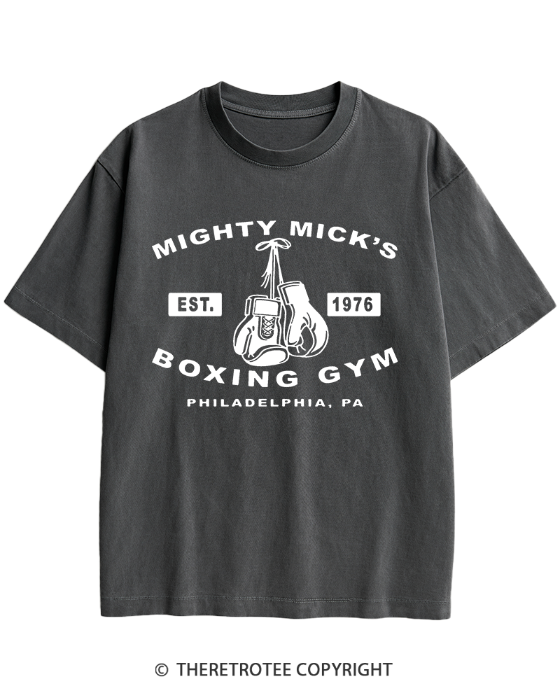 TheRetroTee Boxing Gym 1970s Heavy Cotton T-Shirt