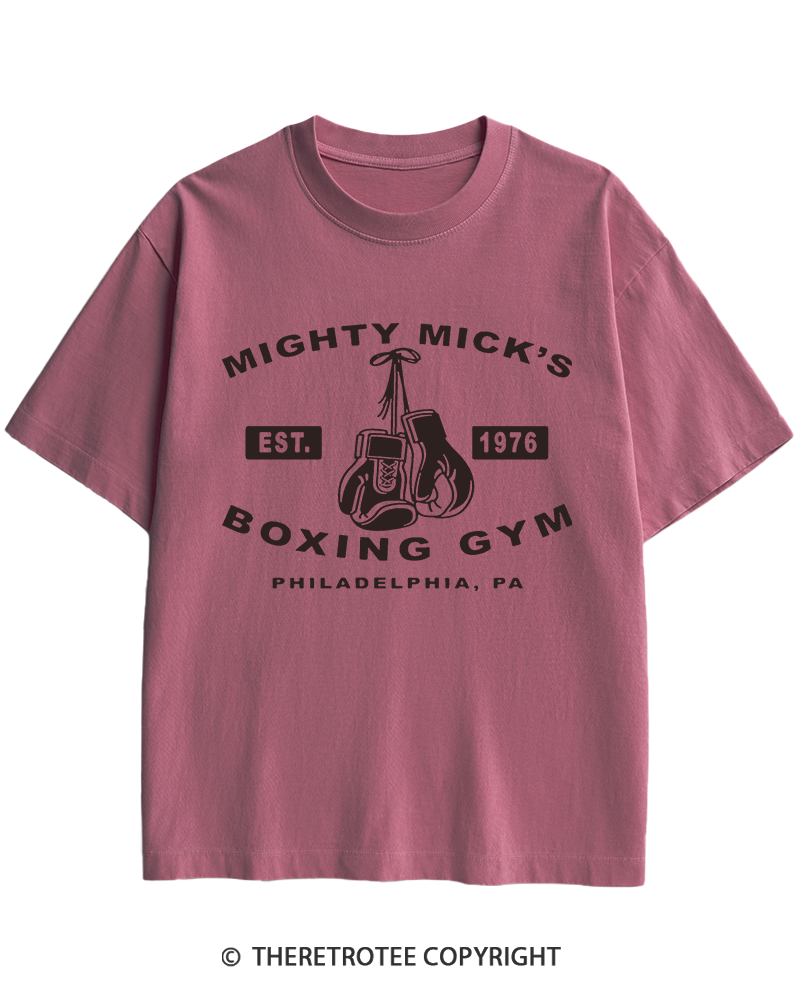 TheRetroTee Boxing Gym 1970s Heavy Cotton T-Shirt