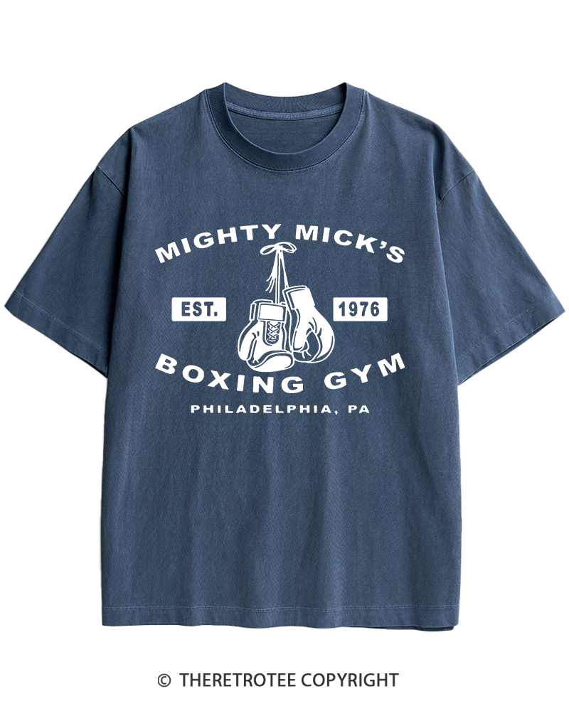 TheRetroTee Boxing Gym 1970s Heavy Cotton T-Shirt