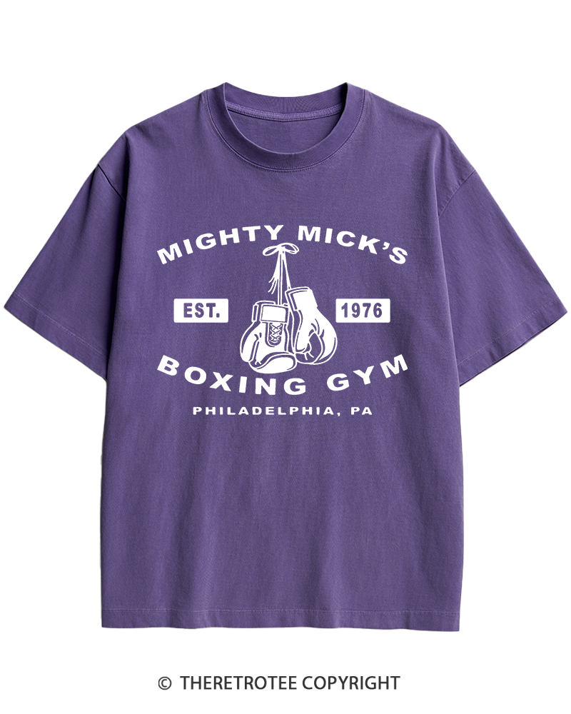 TheRetroTee Boxing Gym 1970s Heavy Cotton T-Shirt