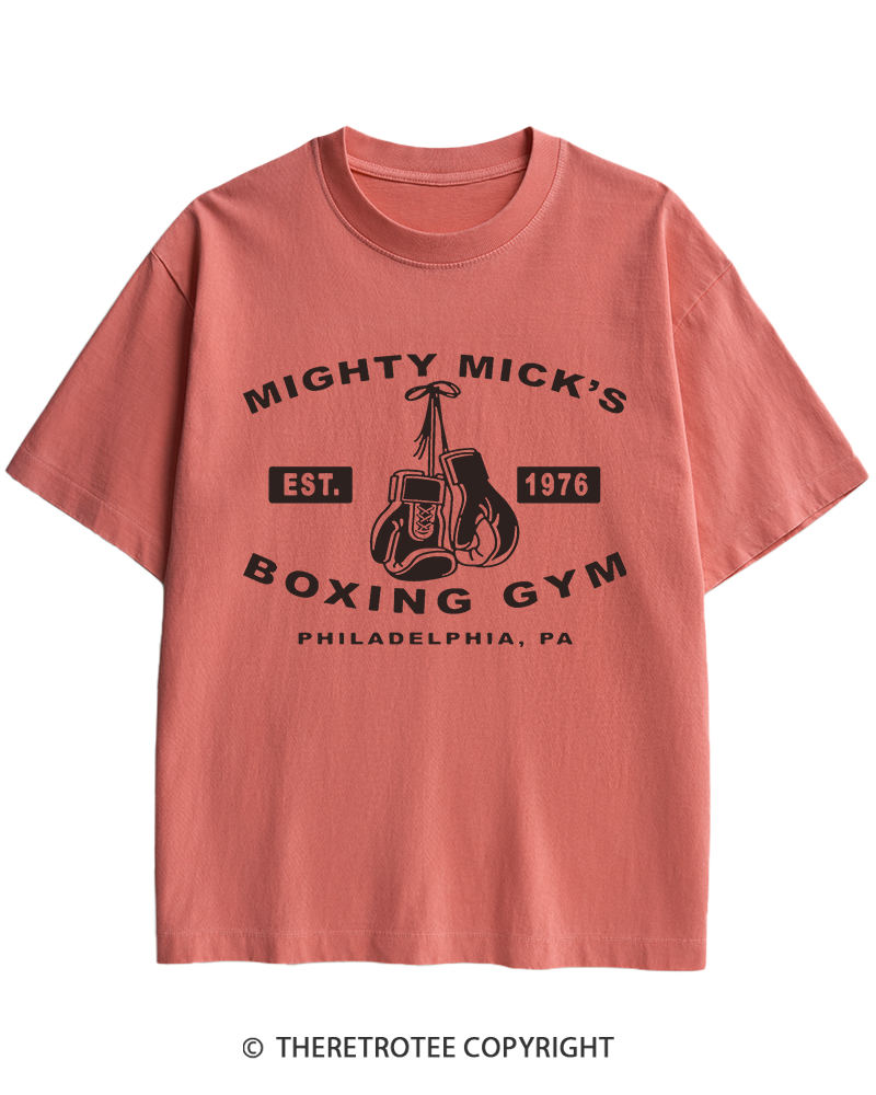TheRetroTee Boxing Gym 1970s Heavy Cotton T-Shirt