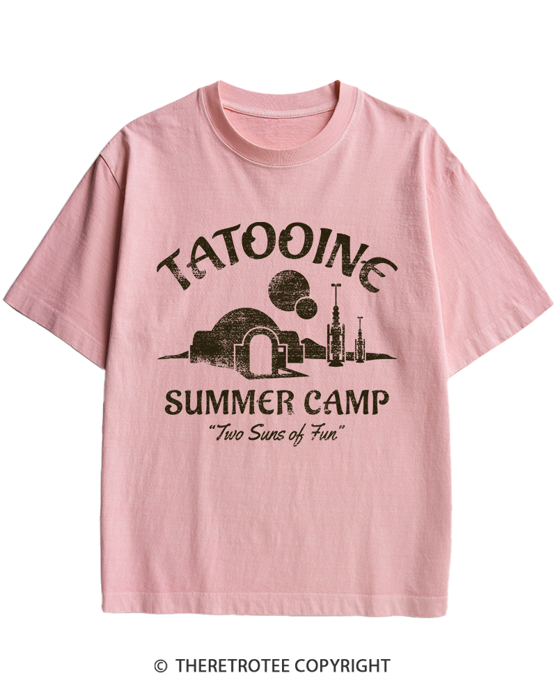 TheRetroTee Two Suns of Fun 1970s Heavy Cotton T-Shirt
