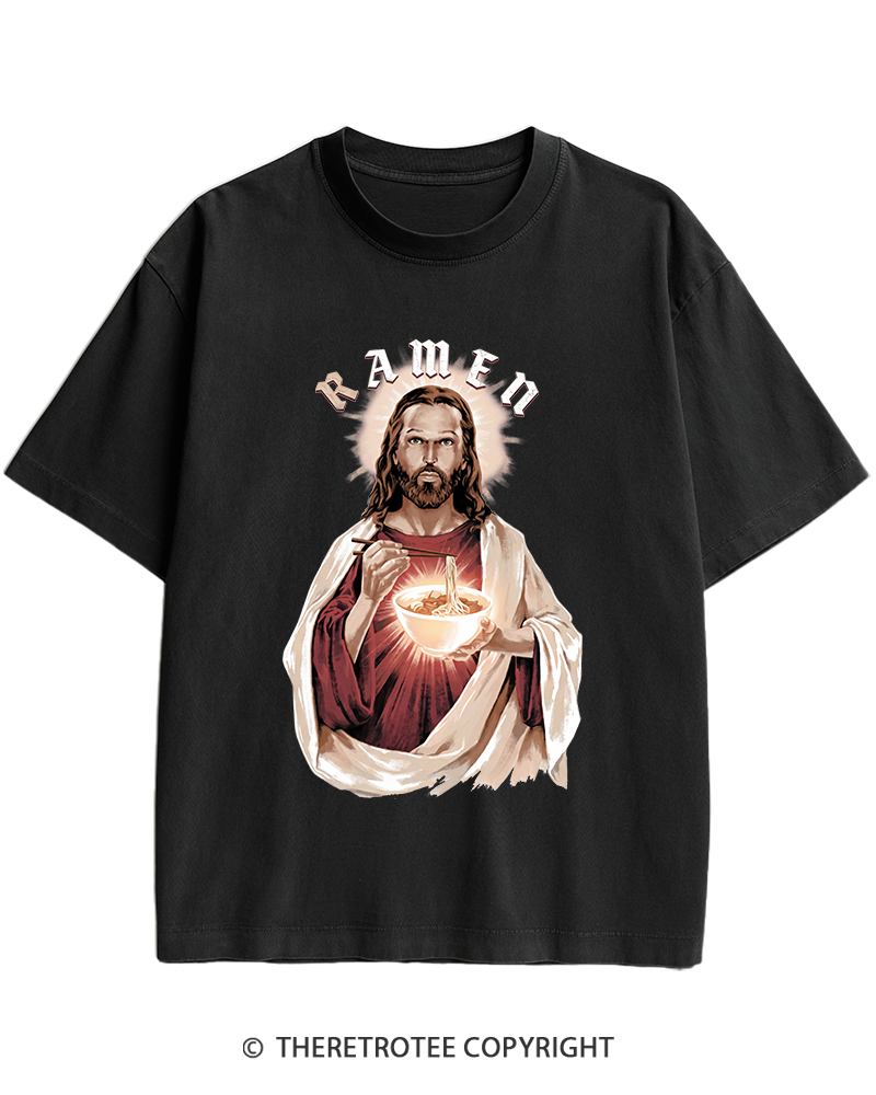 TheRetroTee R-Amen Vintage Graphic Heavy Cotton T-Shirt