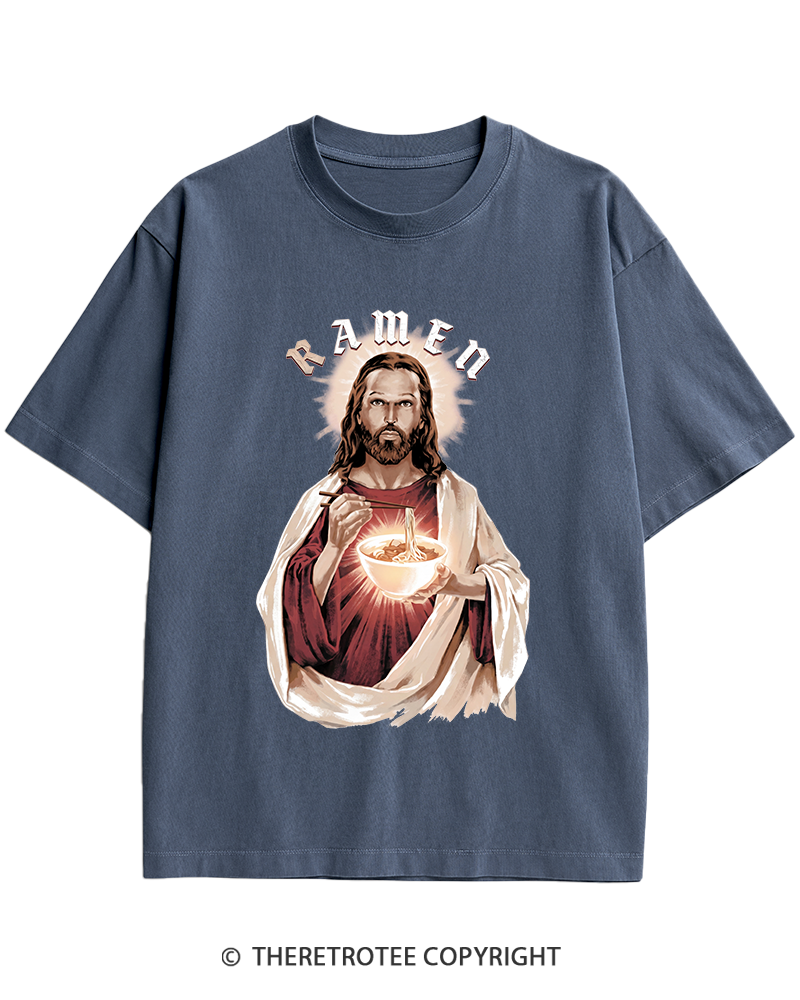 TheRetroTee R-Amen Vintage Graphic Heavy Cotton T-Shirt