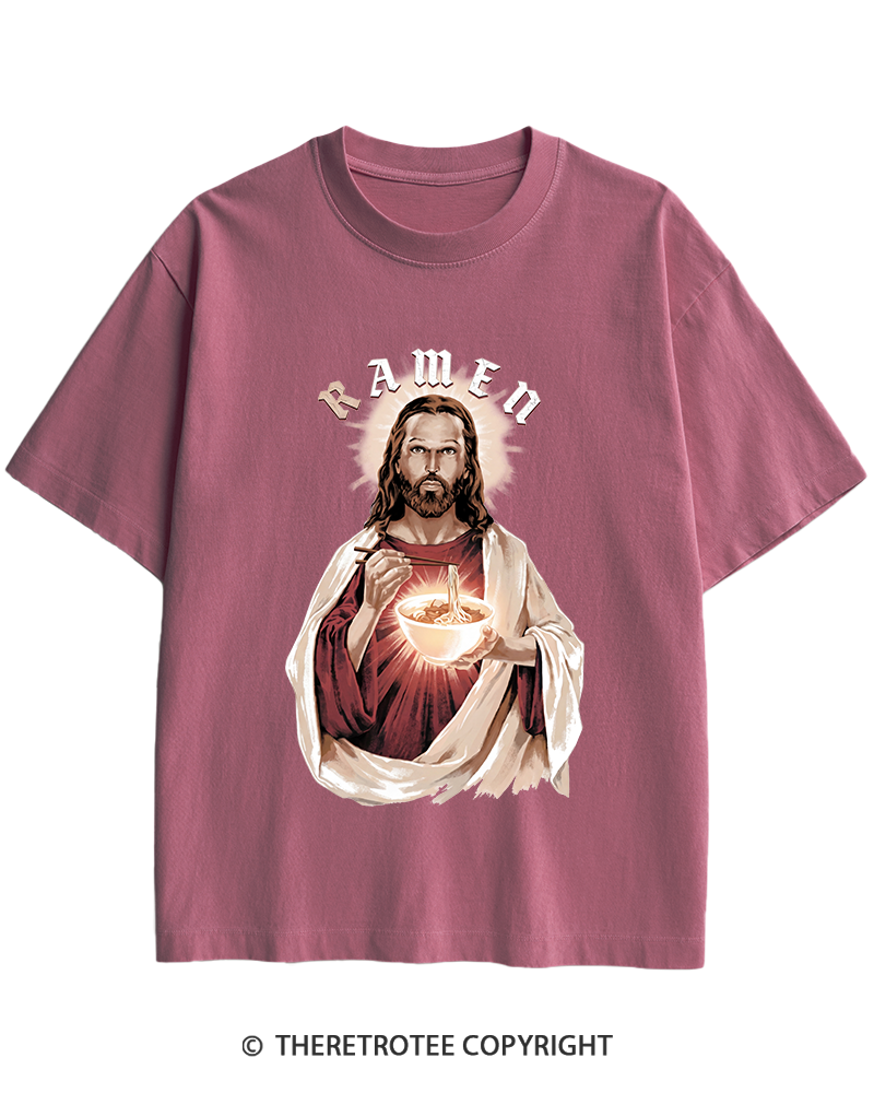 TheRetroTee R-Amen Vintage Graphic Heavy Cotton T-Shirt