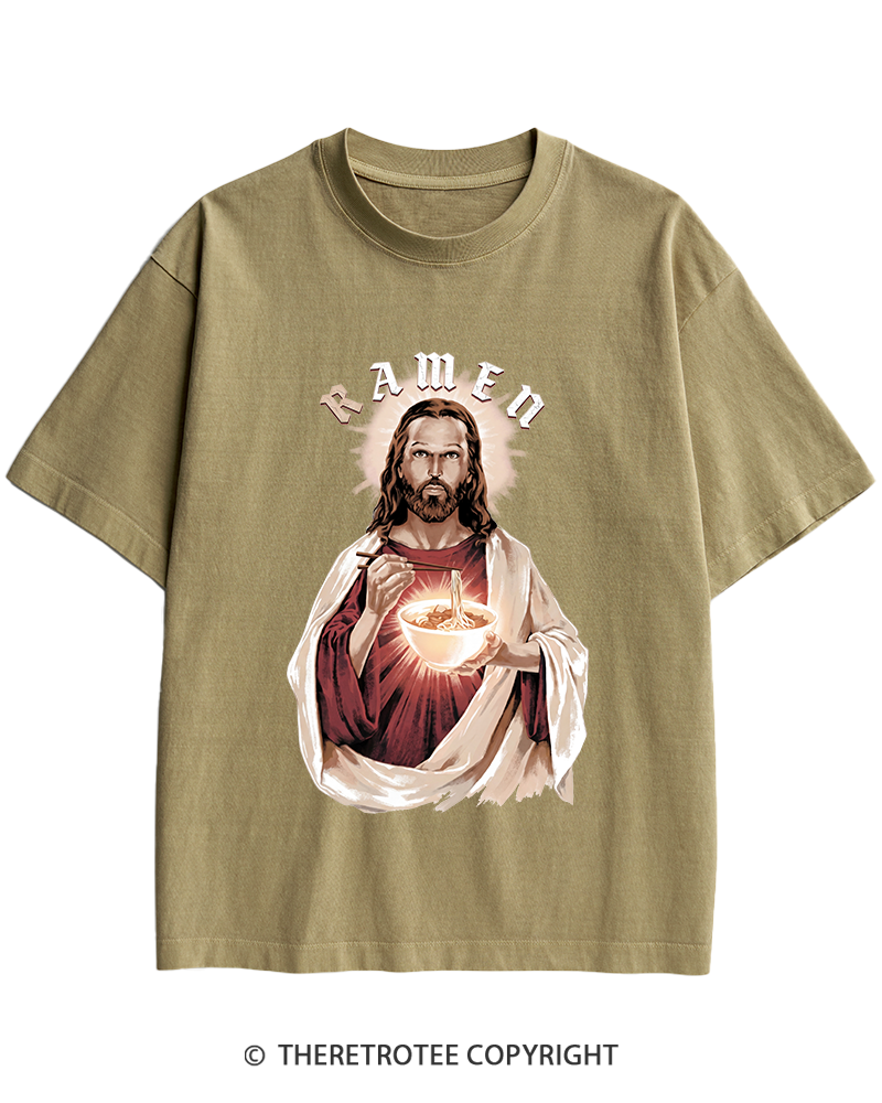 TheRetroTee R-Amen Vintage Graphic Heavy Cotton T-Shirt