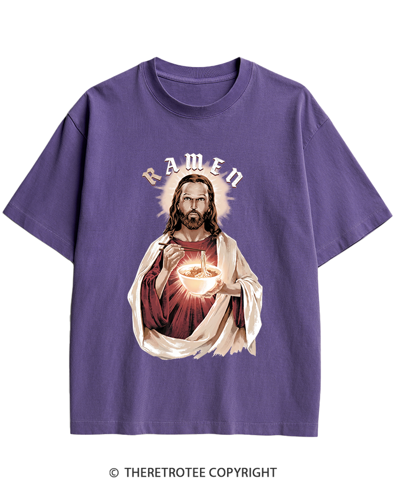 TheRetroTee R-Amen Vintage Graphic Heavy Cotton T-Shirt