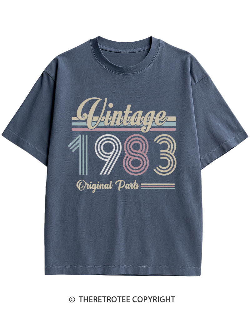TheRetroTee 1983 Vintage Heavy Cotton T-Shirt