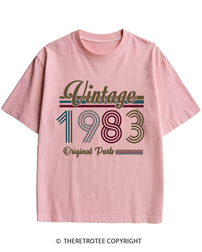 TheRetroTee 1983 Vintage Heavy Cotton T-Shirt