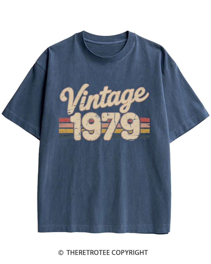 TheRetroTee 1979 Vintage Heavy Cotton T-Shirt