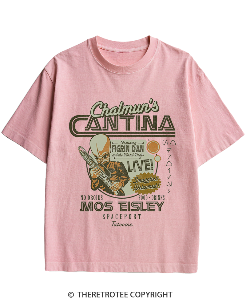 TheRetroTee Chalmun's Cantina 1980s Heavy Cotton T-Shirt