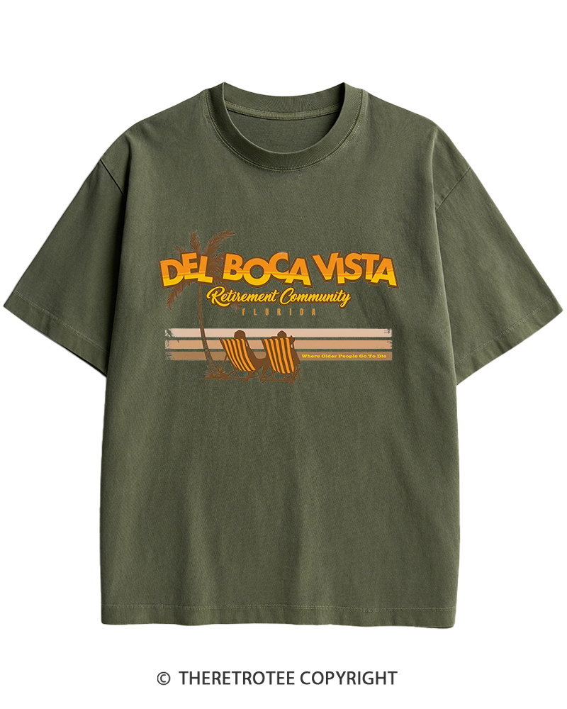 TheRetroTee Del Boca Vista 1990s (2) Heavy Cotton T-Shirt