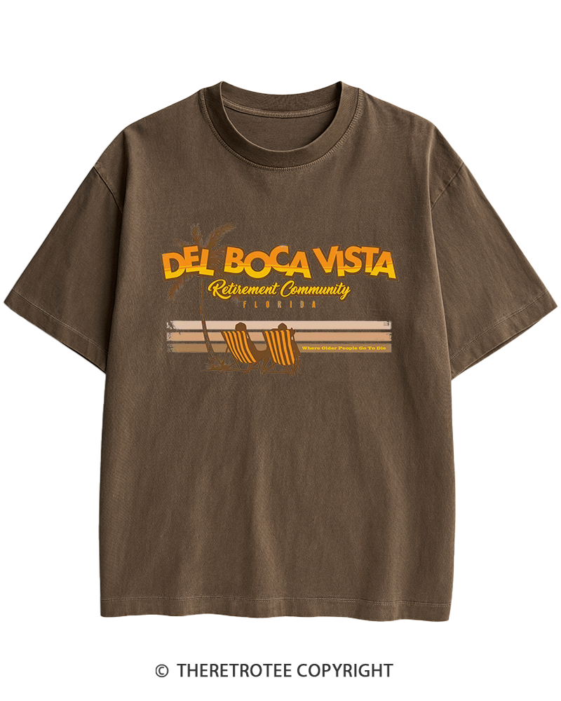 TheRetroTee Del Boca Vista 1990s (2) Heavy Cotton T-Shirt