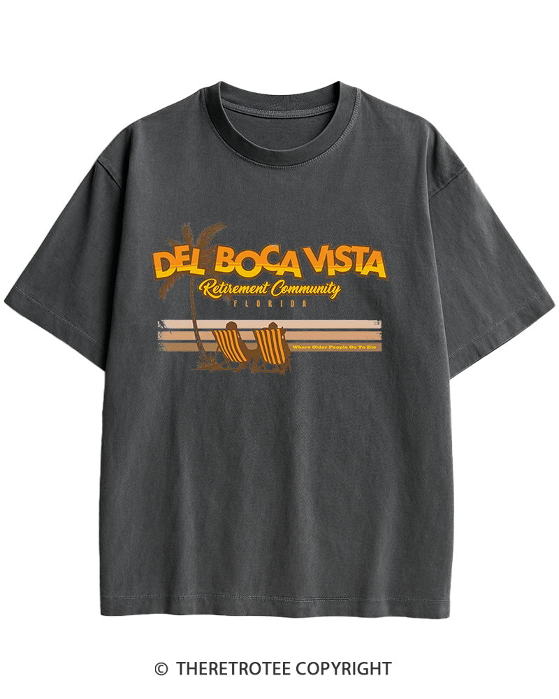 TheRetroTee Del Boca Vista 1990s (2) Heavy Cotton T-Shirt