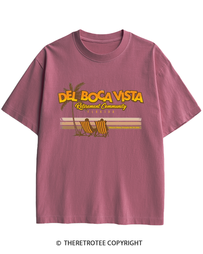 TheRetroTee Del Boca Vista 1990s (2) Heavy Cotton T-Shirt