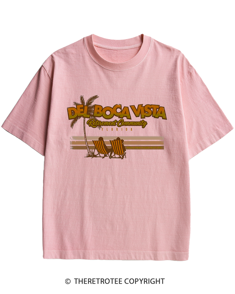 TheRetroTee Del Boca Vista 1990s (2) Heavy Cotton T-Shirt