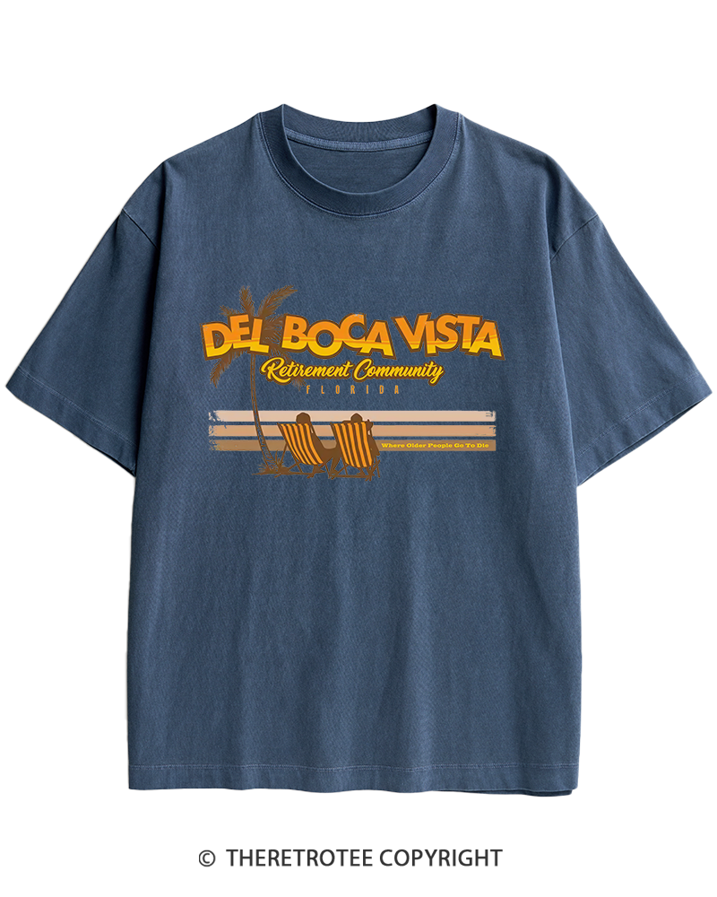 TheRetroTee Del Boca Vista 1990s (2) Heavy Cotton T-Shirt