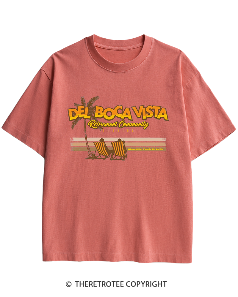 TheRetroTee Del Boca Vista 1990s (2) Heavy Cotton T-Shirt