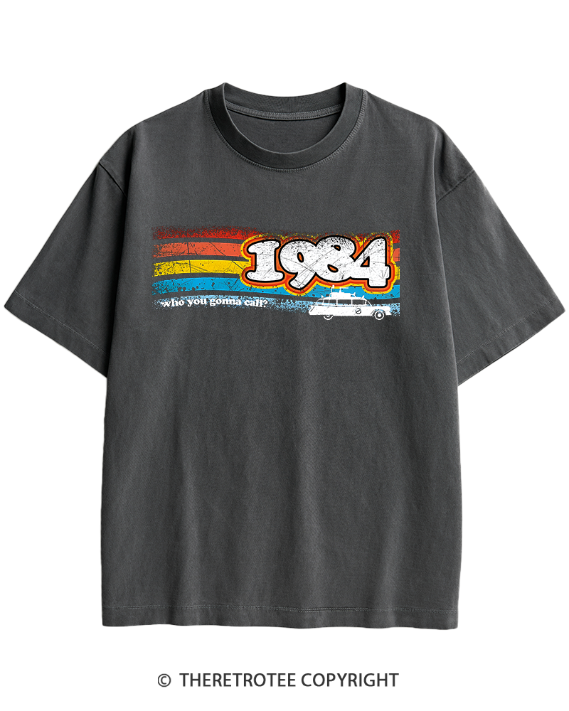 TheRetroTee 1984 Buster 1980s Heavy Cotton T-Shirt