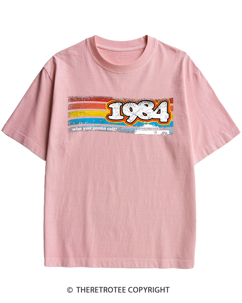 TheRetroTee 1984 Buster 1980s Heavy Cotton T-Shirt