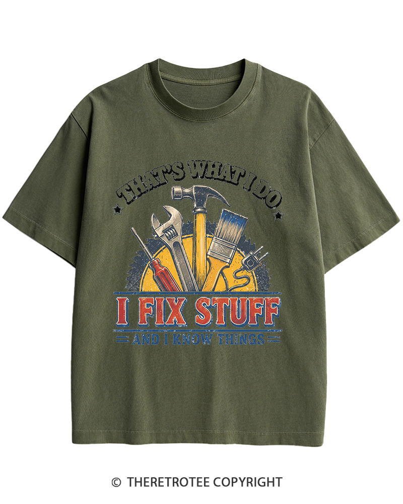 TheRetroTee That’s What I Do 1970s Heavy Cotton T-Shirt