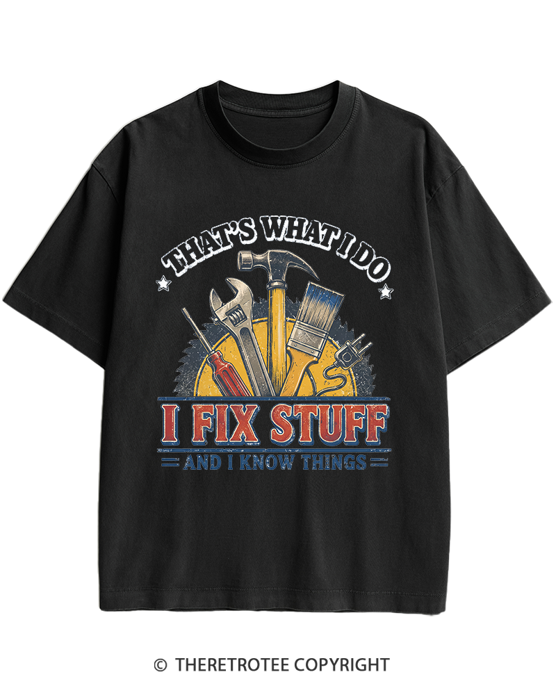 TheRetroTee That’s What I Do 1970s Heavy Cotton T-Shirt