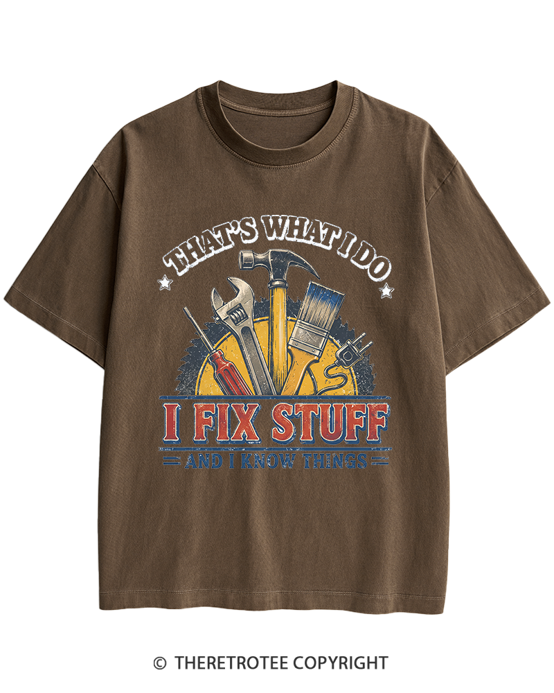 TheRetroTee That’s What I Do 1970s Heavy Cotton T-Shirt