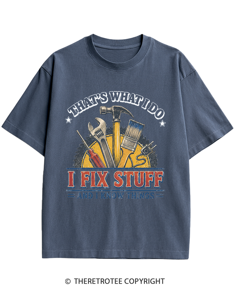 TheRetroTee That’s What I Do 1970s Heavy Cotton T-Shirt