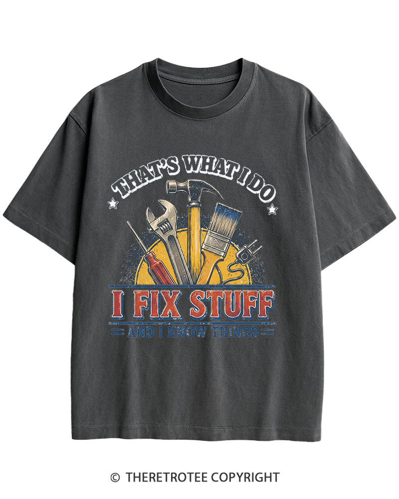 TheRetroTee That’s What I Do 1970s Heavy Cotton T-Shirt