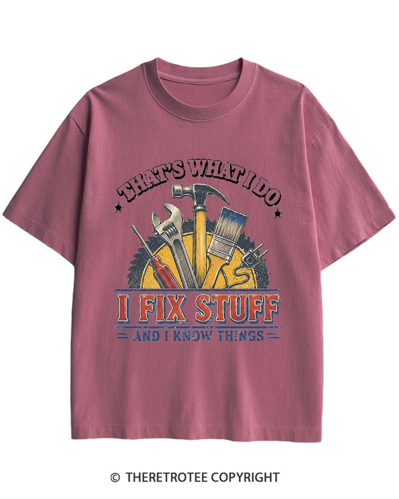 TheRetroTee That’s What I Do 1970s Heavy Cotton T-Shirt