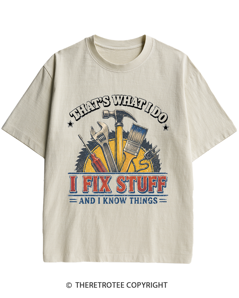 TheRetroTee That’s What I Do 1970s Heavy Cotton T-Shirt