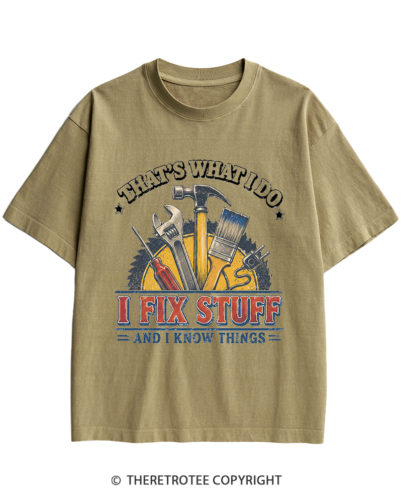 TheRetroTee That’s What I Do 1970s Heavy Cotton T-Shirt