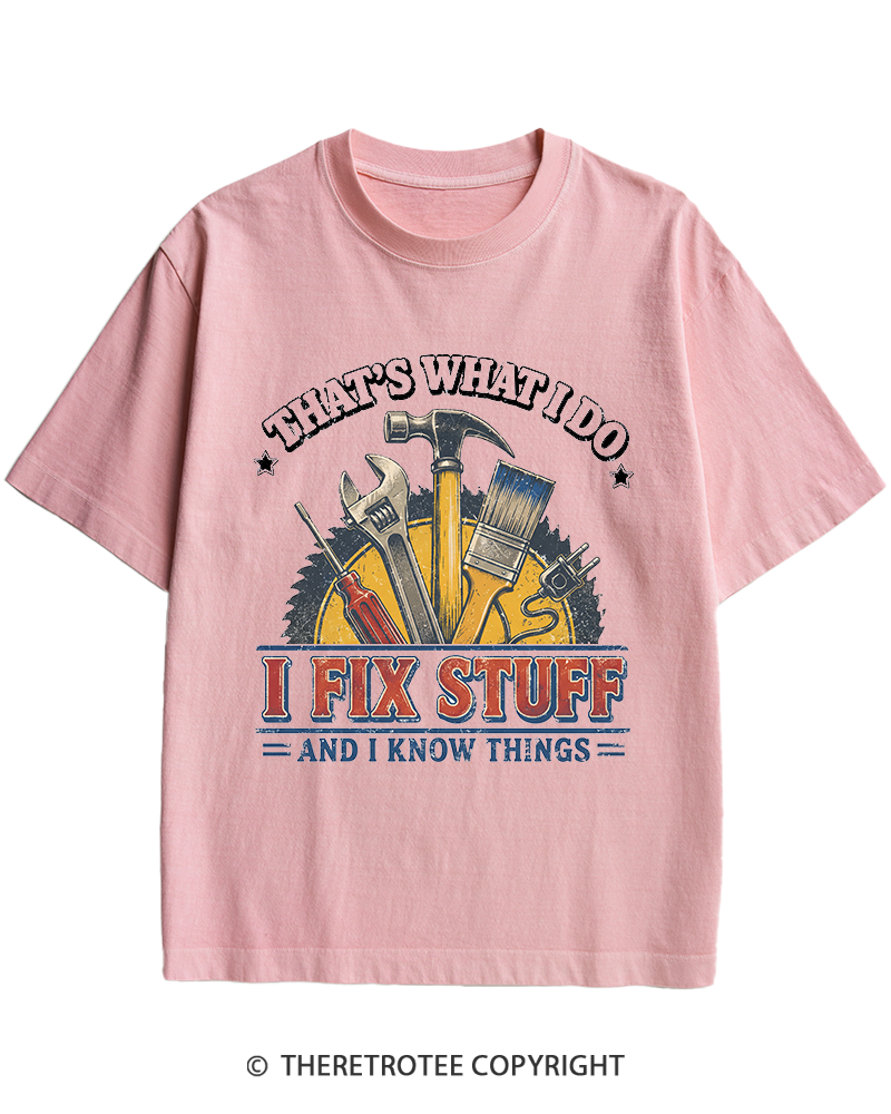 TheRetroTee That’s What I Do 1970s Heavy Cotton T-Shirt