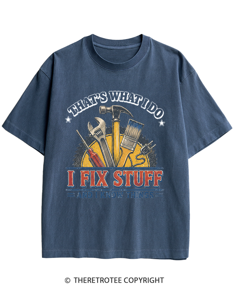 TheRetroTee That’s What I Do 1970s Heavy Cotton T-Shirt