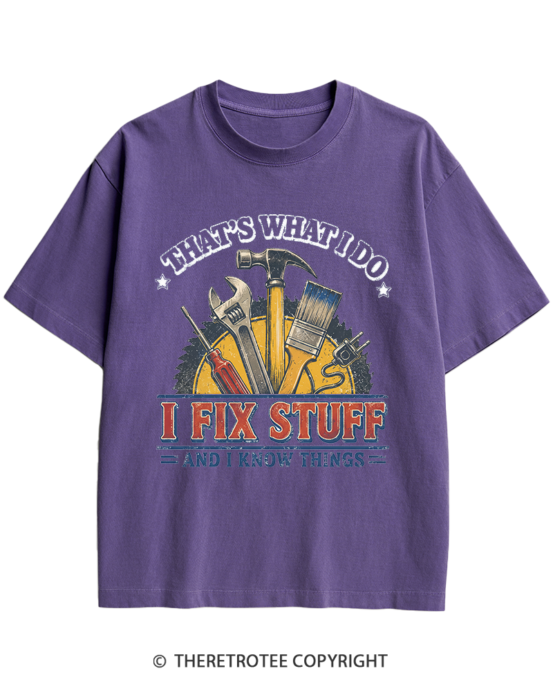 TheRetroTee That’s What I Do 1970s Heavy Cotton T-Shirt