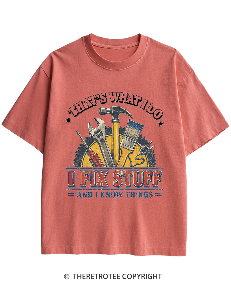 TheRetroTee That’s What I Do 1970s Heavy Cotton T-Shirt
