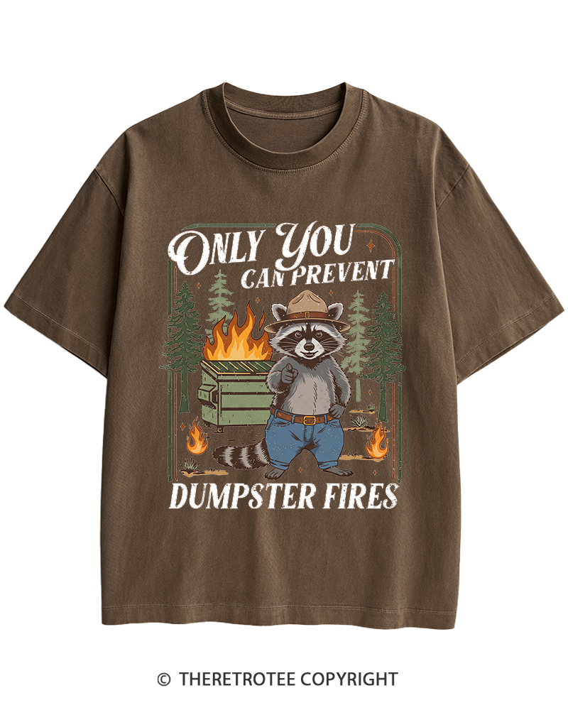 TheRetroTee Only You Can Prevent 1970s Heavy Cotton T-Shirt