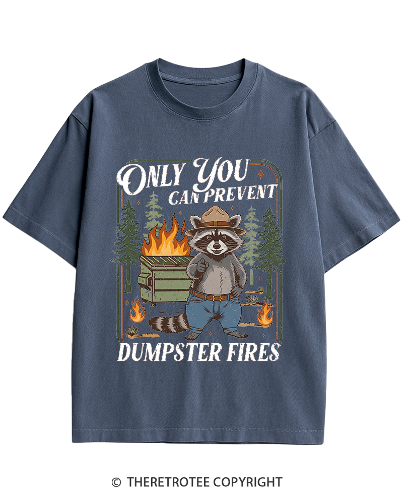 TheRetroTee Only You Can Prevent 1970s Heavy Cotton T-Shirt