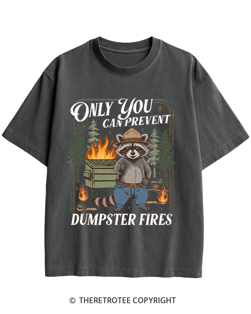 TheRetroTee Only You Can Prevent 1970s Heavy Cotton T-Shirt
