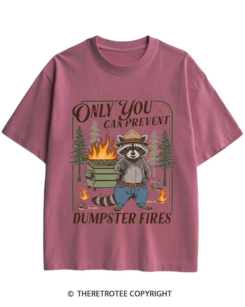 TheRetroTee Only You Can Prevent 1970s Heavy Cotton T-Shirt