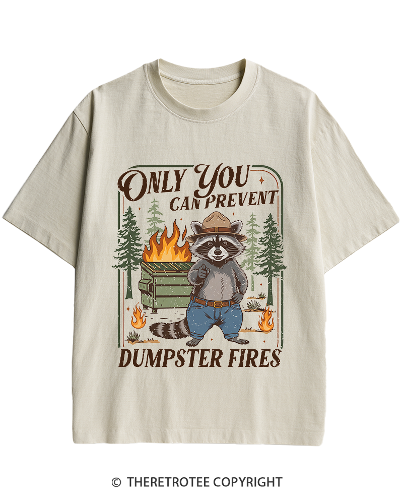 TheRetroTee Only You Can Prevent 1970s Heavy Cotton T-Shirt