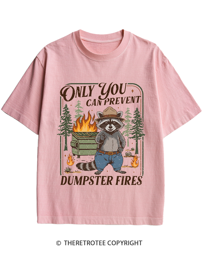 TheRetroTee Only You Can Prevent 1970s Heavy Cotton T-Shirt