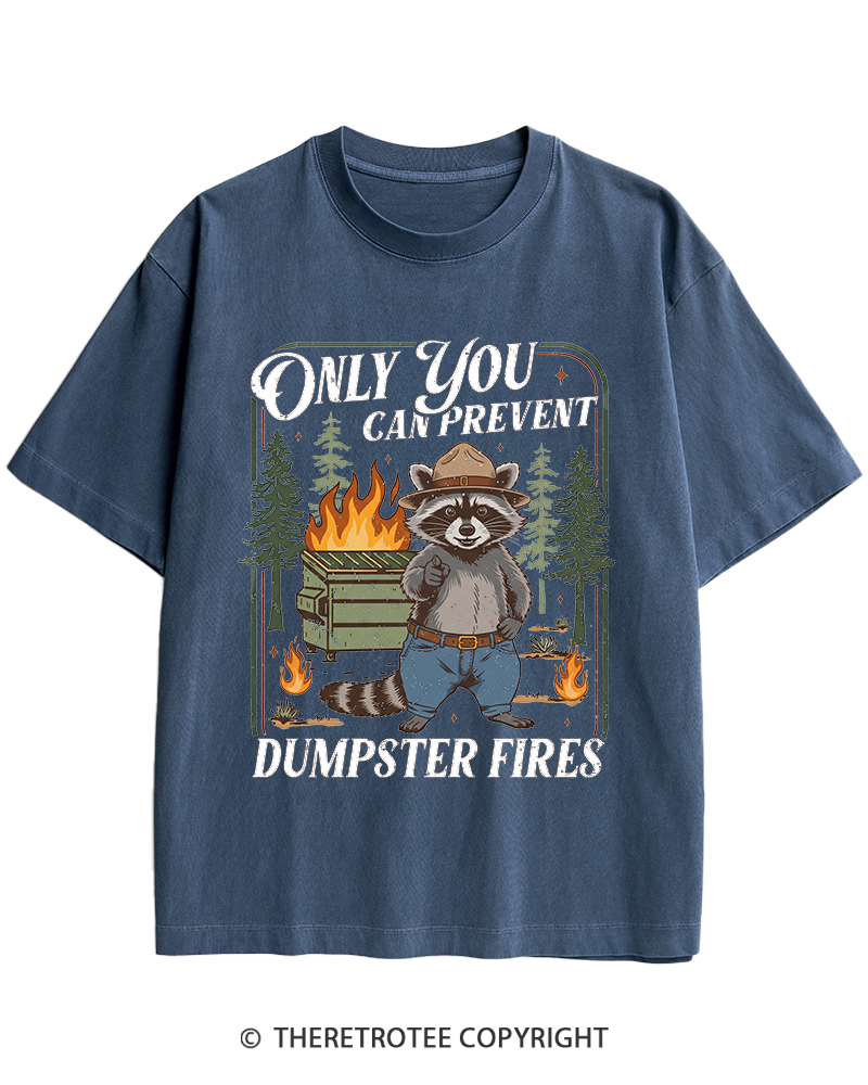 TheRetroTee Only You Can Prevent 1970s Heavy Cotton T-Shirt
