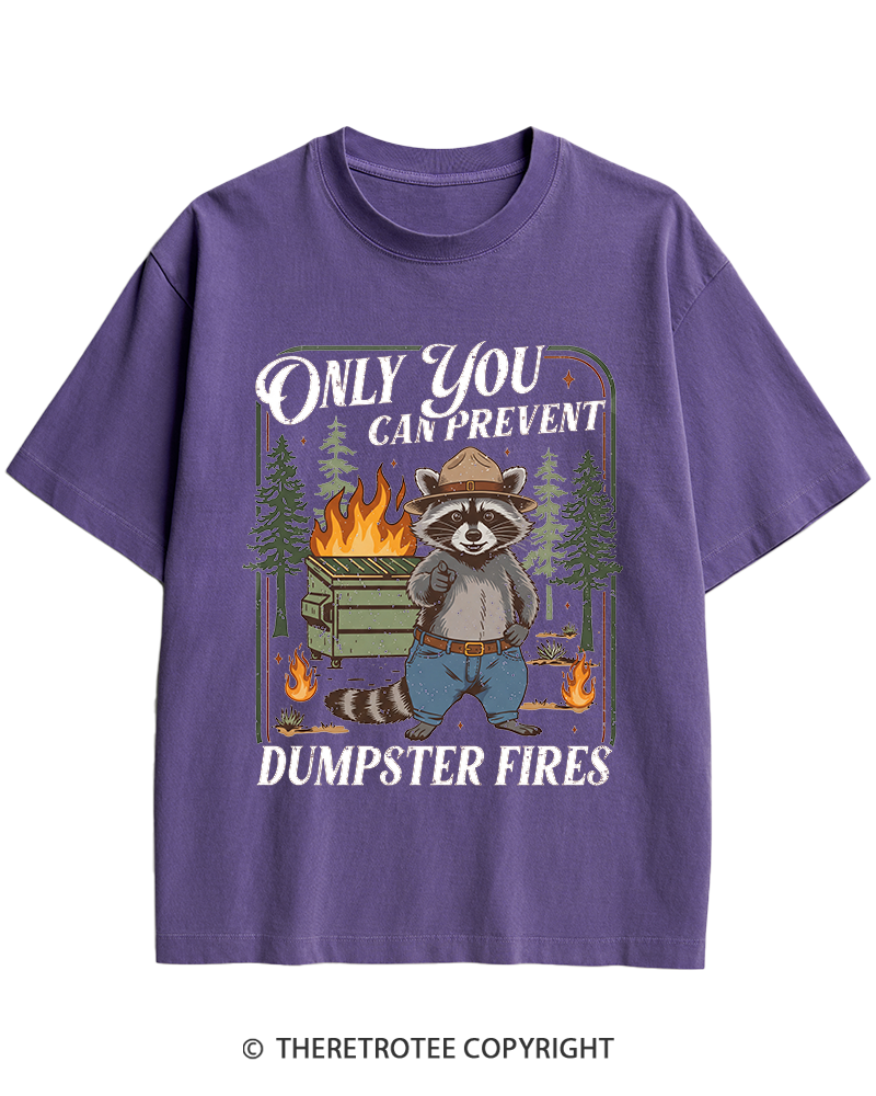 TheRetroTee Only You Can Prevent 1970s Heavy Cotton T-Shirt