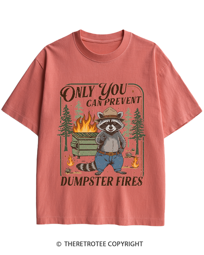 TheRetroTee Only You Can Prevent 1970s Heavy Cotton T-Shirt