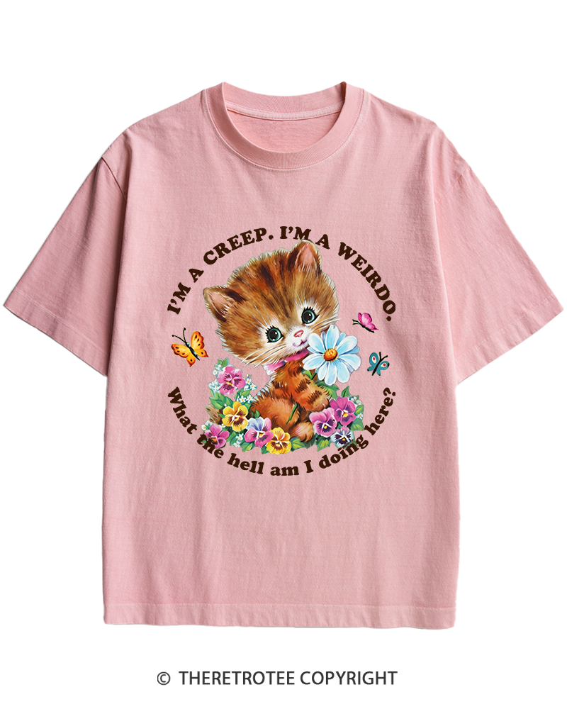 TheRetroTee I'm a Creep 1990s Heavy Cotton T-Shirt