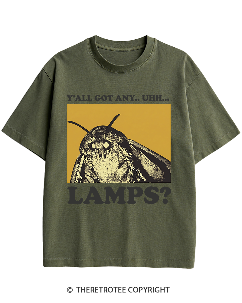 TheRetroTee Y'all Got Any Uhh... Lamps 1980s Heavy Cotton T-Shirt
